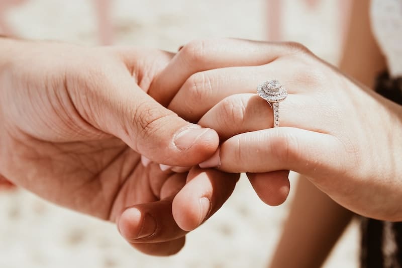 how to find out your partners ring size